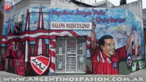 Argentinos Juniors: se inaugura el mural del Polo Quinteros.