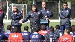 Argentinos Juniors: Primera práctica de Caruso