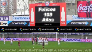 Argentinos Juniors: Inauguración del Led, Fútbol Senior y fuegos artificiales