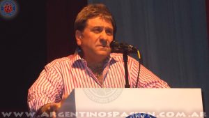 Argentinos Juniors: Presidente en ejercicio Rubén Forastiero