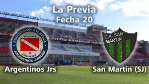 La previa entre Argentinos Juniors y San Martín de San Juan