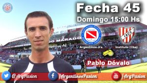 'Argentinos Juniors', 'La Paternal', 'Argentinos Pasión', 'Semillero del Mundo', 'Bichos Colorados', previa, 'Instituto de Córdoba', Córdoba, 'la Gloria'