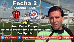 'Argentinos Juniors', 'La Paternal', 'Argentinos Pasión', 'Semillero del Mundo', 'Bichos Colorados', fixture, Superliga, previa, Patronato, 'Patronato de Paraná'