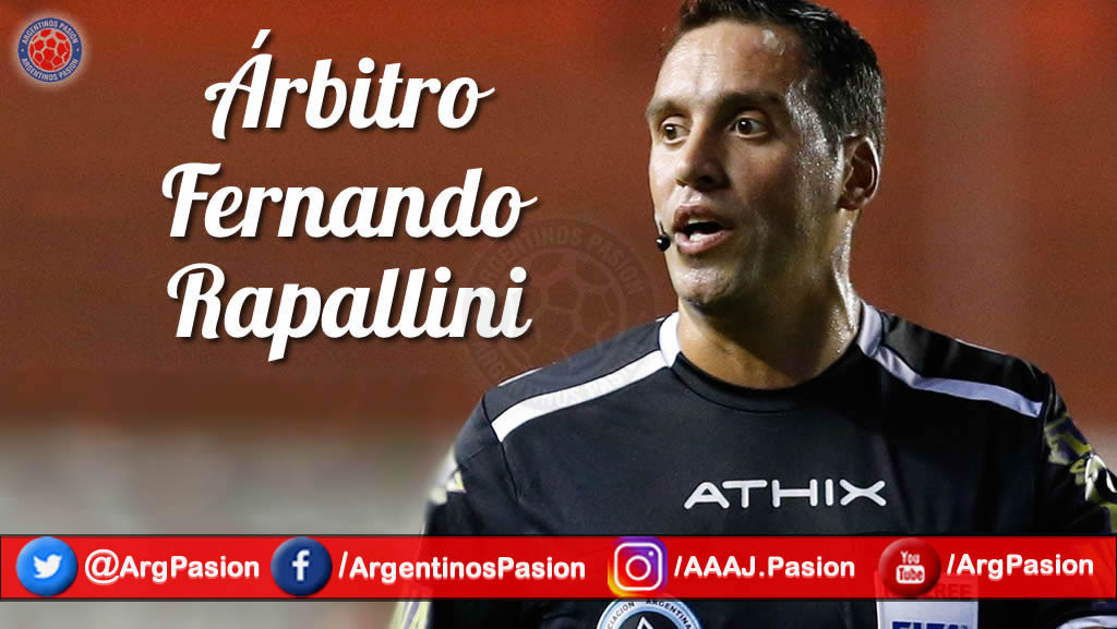 Argentinos Juniors, árbitro, Fernando Rapallini,