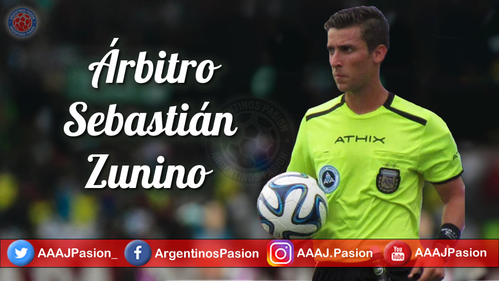 AAAJ, Argentinos Juniors, árbitro, Sebastian Zunino