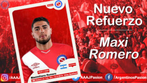 Argentinos Juniors, Maximiliano Romero