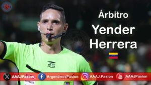 Argentinos Juniors, árbitro Yender Herrera