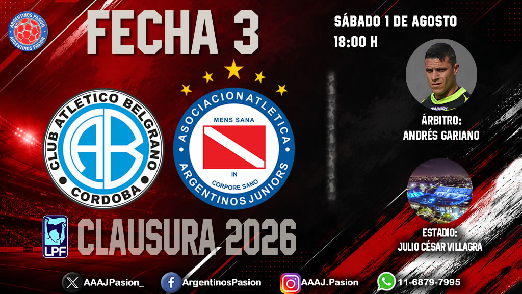La previa, Belgrano de Córdoba, Argentinos Juniors